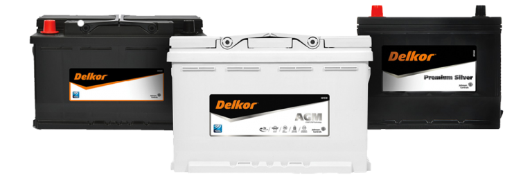 Delkor batteries range available in Perth